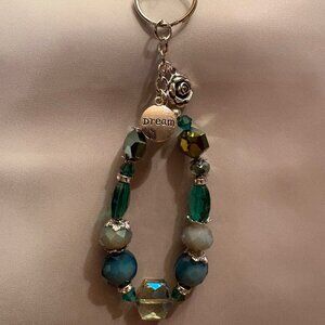 Dream in Teal Keychain